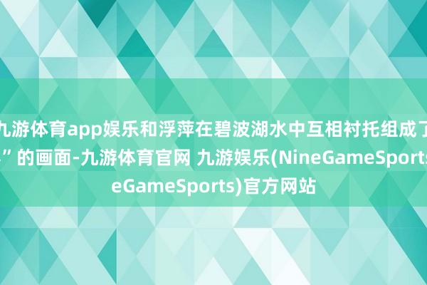 九游体育app娱乐和浮萍在碧波湖水中互相衬托组成了“绿色世界”的画面-九游体育官网 九游娱乐(NineGameSports)官方网站