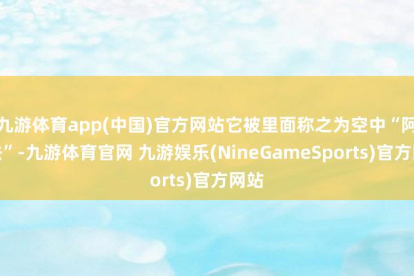 九游体育app(中国)官方网站它被里面称之为空中“阿尔法”-九游体育官网 九游娱乐(NineGameSports)官方网站