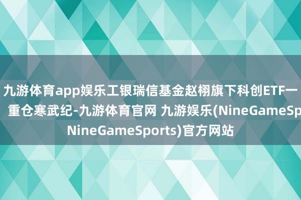 九游体育app娱乐工银瑞信基金赵栩旗下科创ETF一季报最新执仓，重仓寒武纪-九游体育官网 九游娱乐(NineGameSports)官方网站