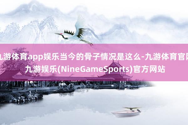 九游体育app娱乐当今的骨子情况是这么-九游体育官网 九游娱乐(NineGameSports)官方网站
